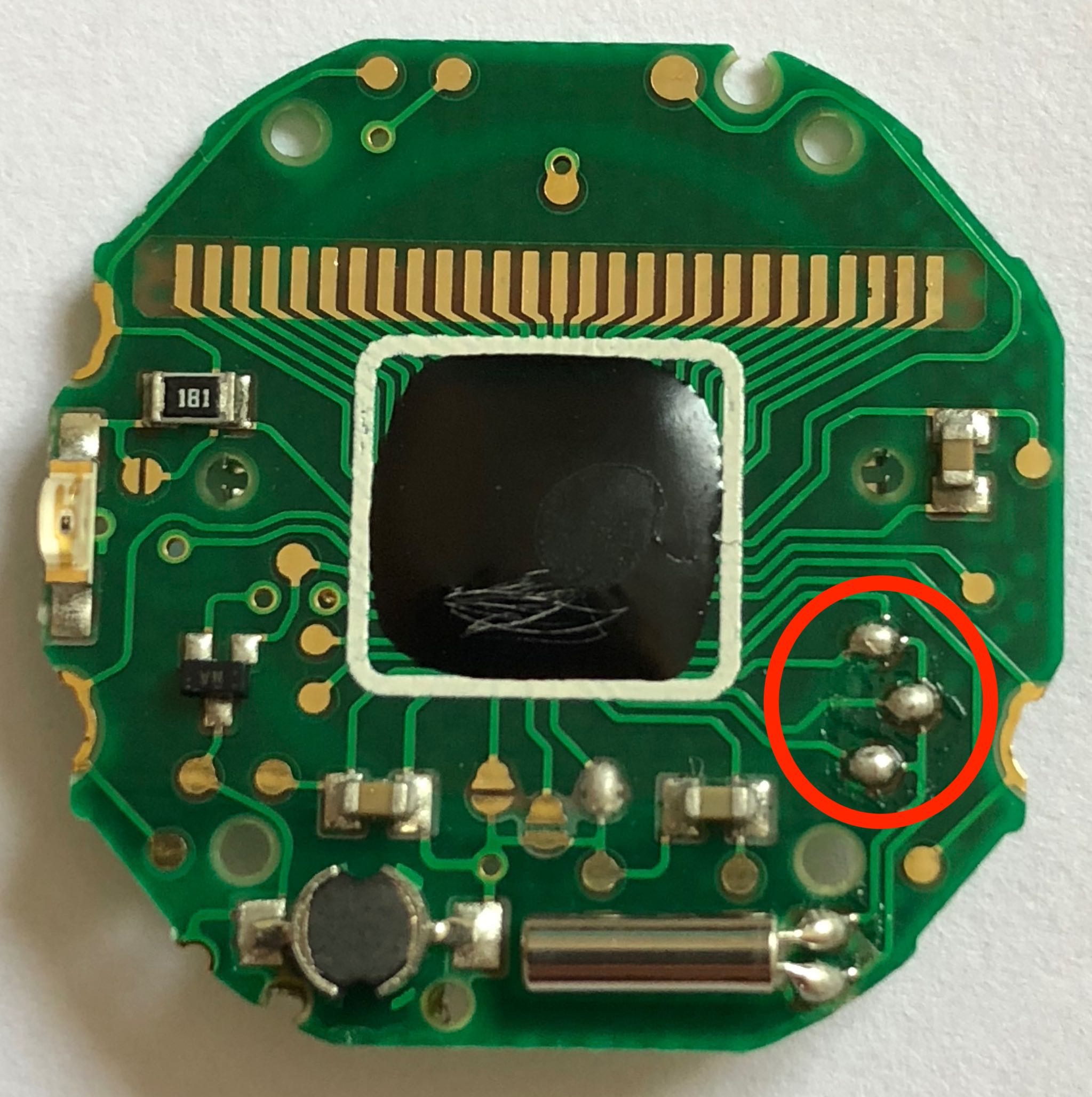 Genuine Casio F91-W circuit board